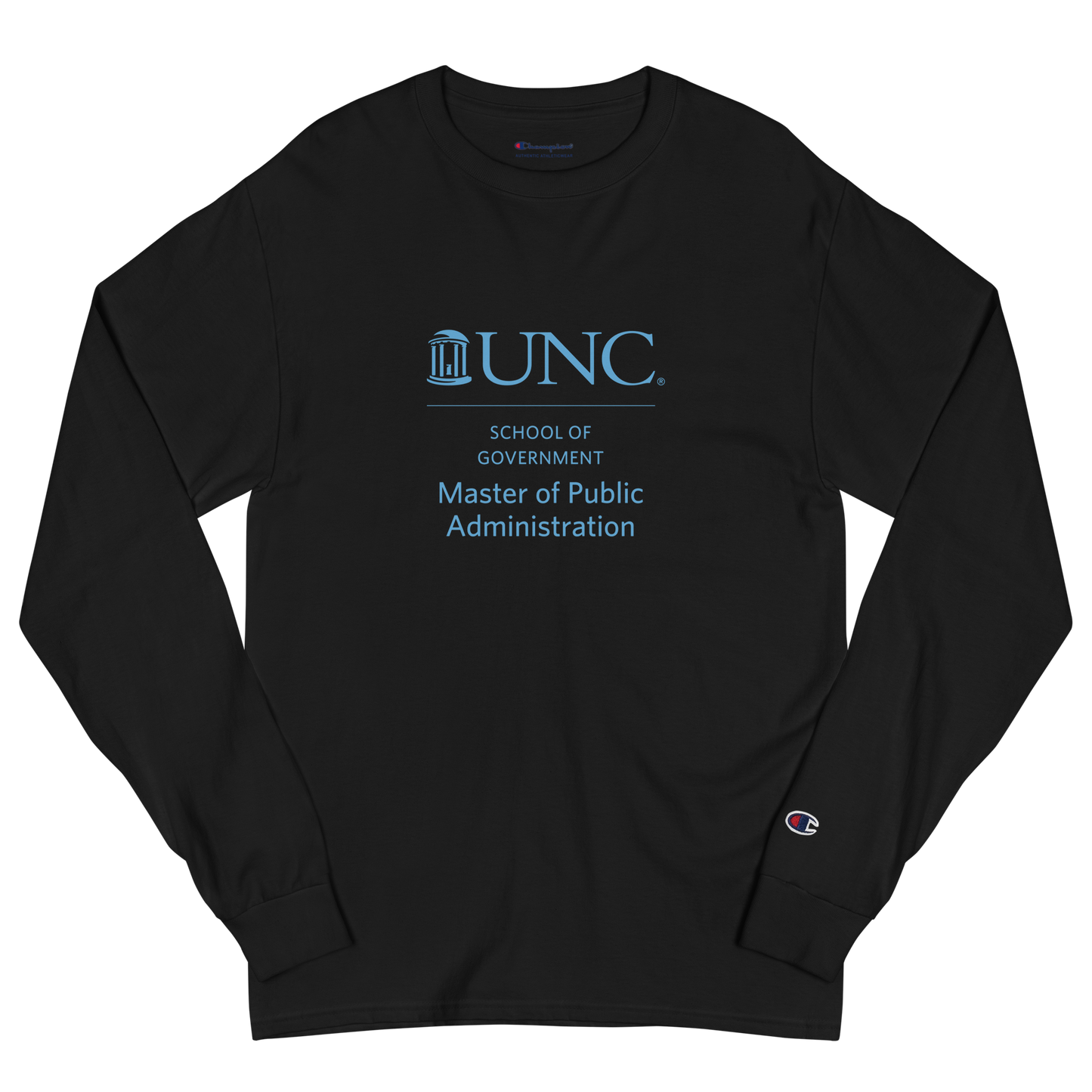UNC School of Government Men's Champion Long Sleeve Shirt