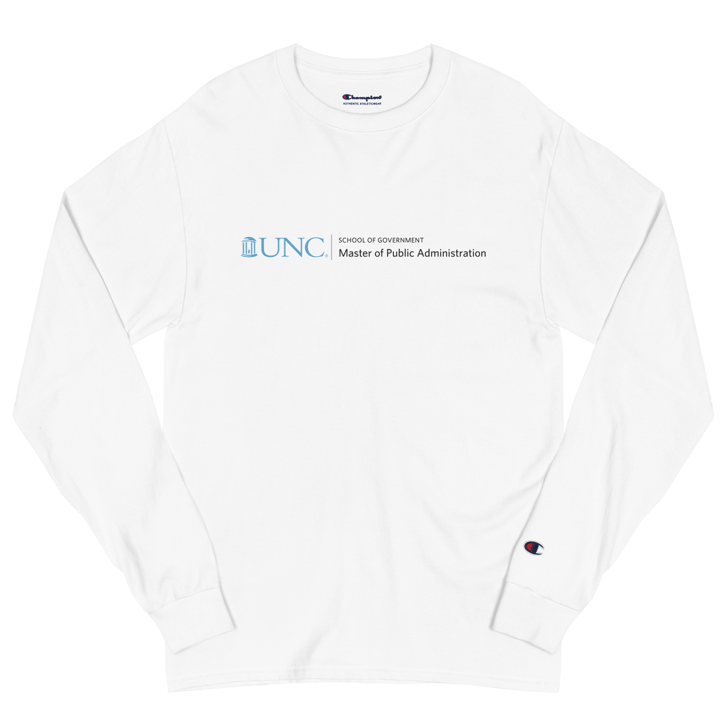 UNC School of Government Men's Champion Long Sleeve Shirt