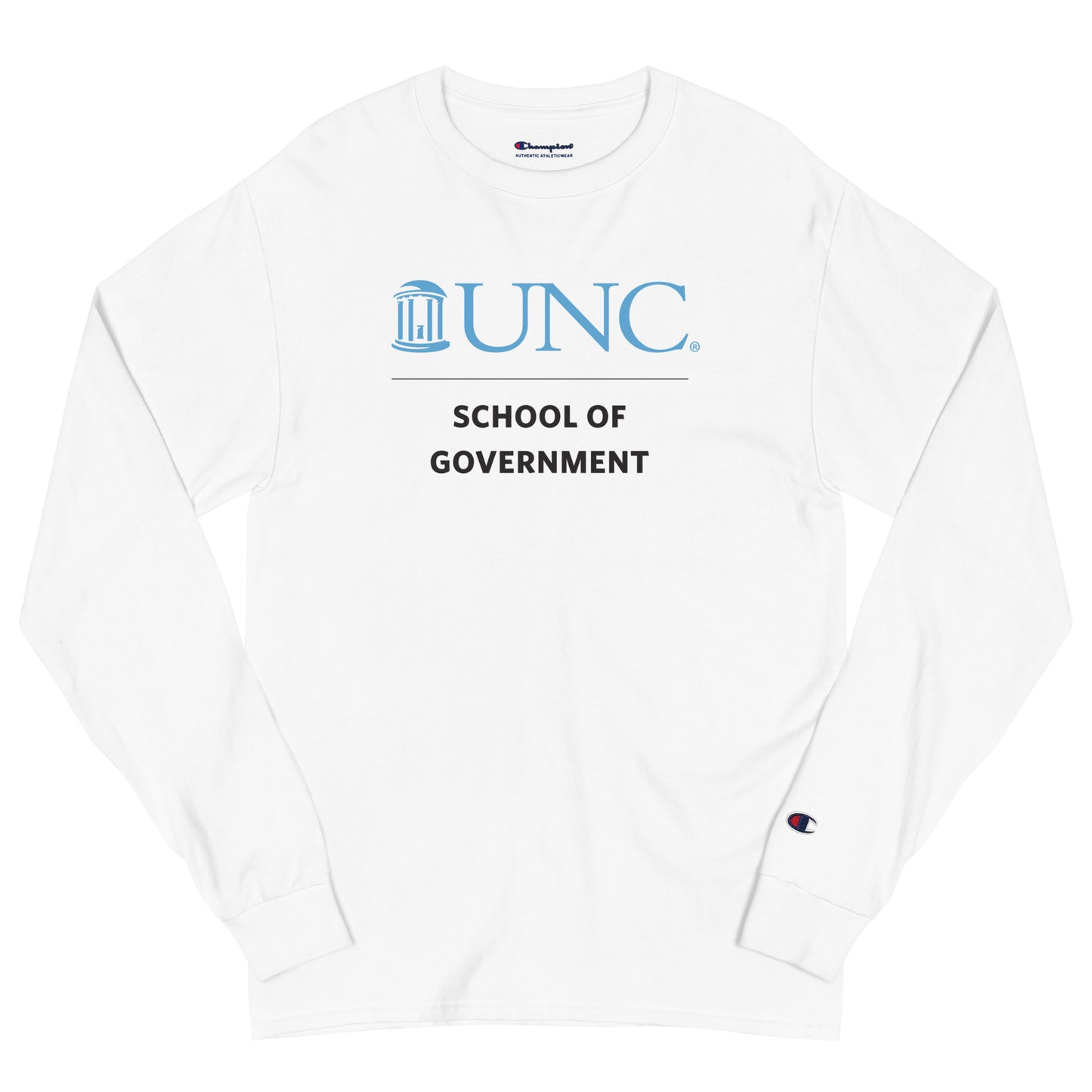 UNC School of Government Men's Champion Long Sleeve Shirt